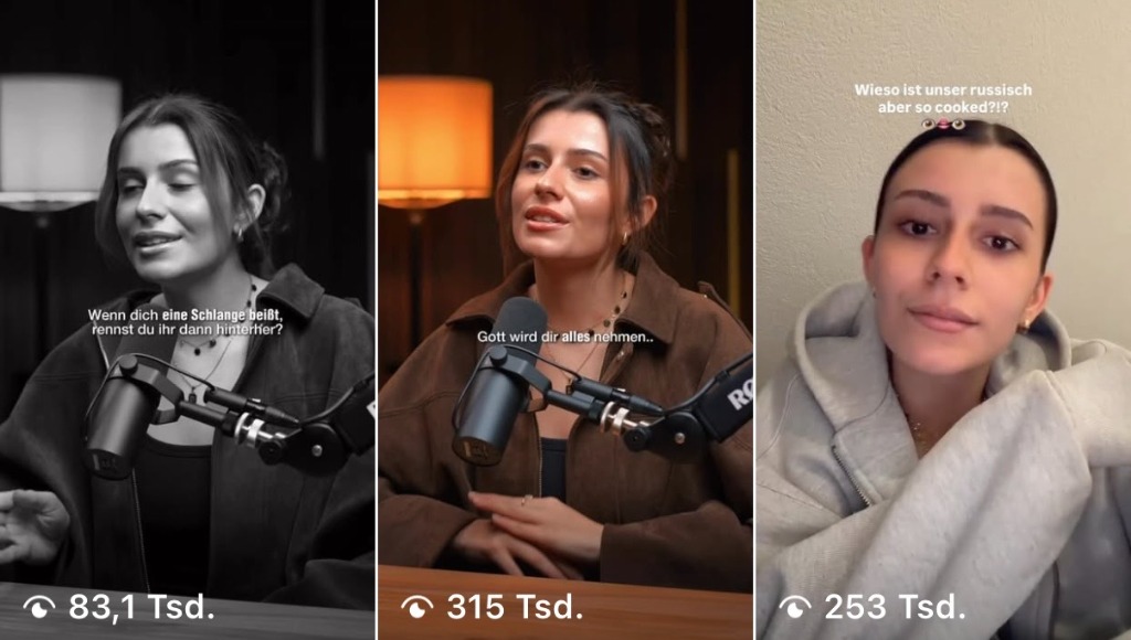Virale Reels mit Strategie: 83,1 Tsd., 315 Tsd., 253 Tsd. Views